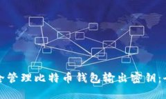 如何安全管理比特币钱包
